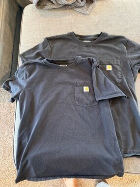 Carhartt Black Pocket Short Sleeve Tee - Set of 2